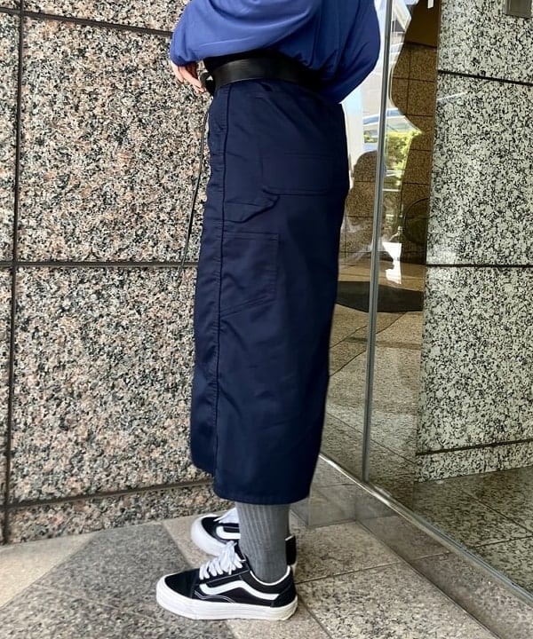 小原 もこさんの「BEAMS WOMEN｜ダブルニー タイト スカート」を使ったコーディネート