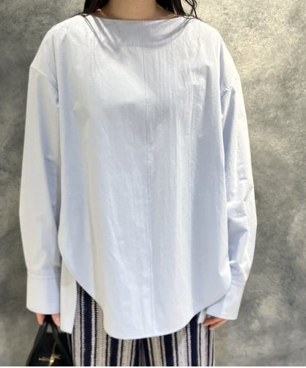 OSUMIさんの「BEAMS WOMEN｜ボートネック シャツ」を使ったコーディネート