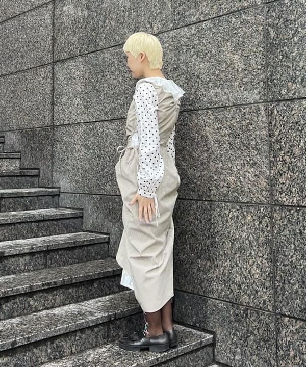 あさひさんの「BEAMS WOMEN｜フラワー ヘアゴム」を使ったコーディネート