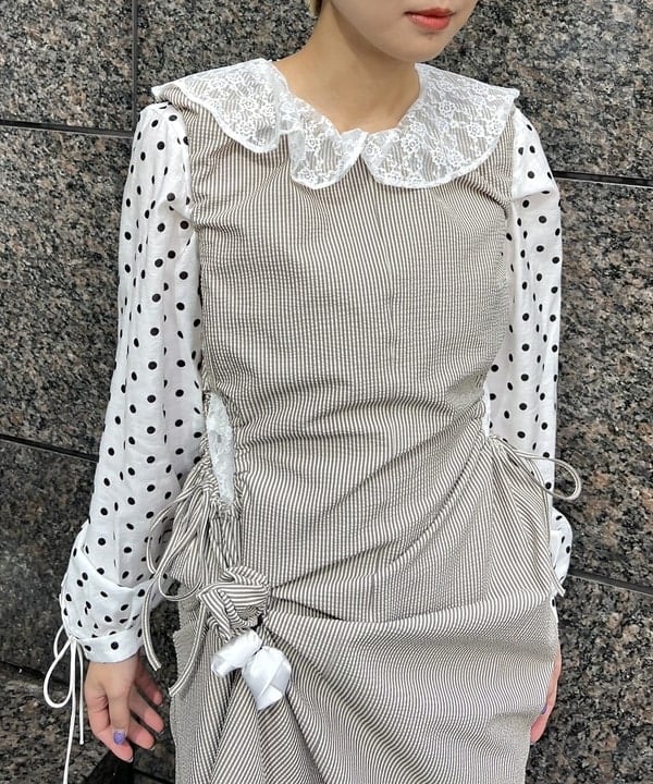 あさひさんの「BEAMS WOMEN｜フラワー ヘアゴム」を使ったコーディネート