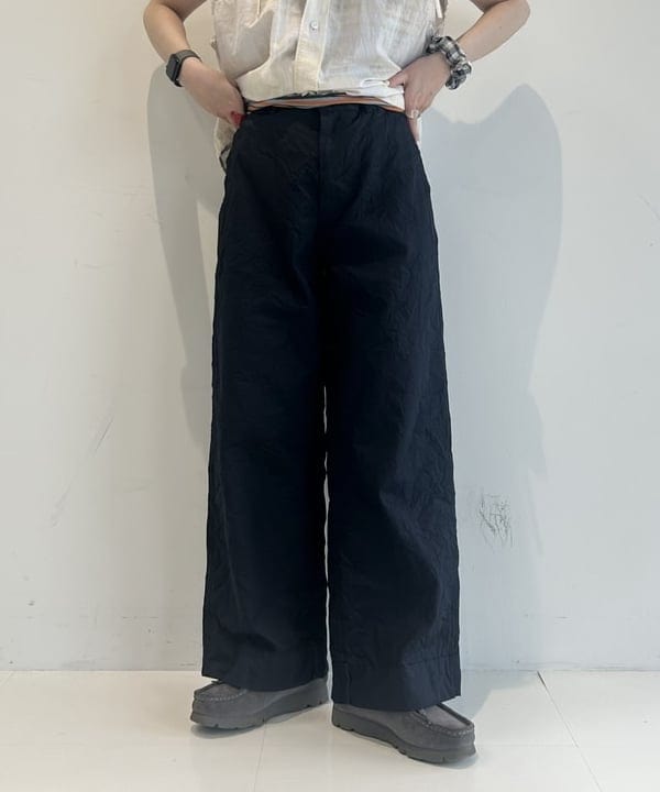 清水 彩乃さんの「BEAMS WOMEN｜チェック & デニム シュシュ 3SET」を使ったコーディネート