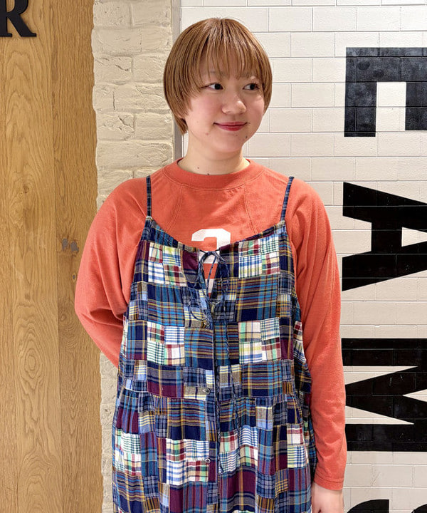 スミレさんの「BEAMS WOMEN｜orSlow / ハイウエスト セルビッチ デニム」を使ったコーディネート