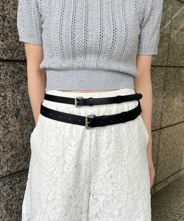 あさひさんの「BEAMS WOMEN｜レース スカラヘム ハーフ パンツ」を使ったコーディネート