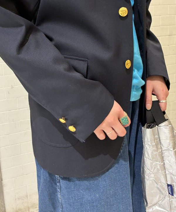 キラリさんの「BEAMS WOMEN｜コンバット ウール 3ボタン ブレザー」を使ったコーディネート