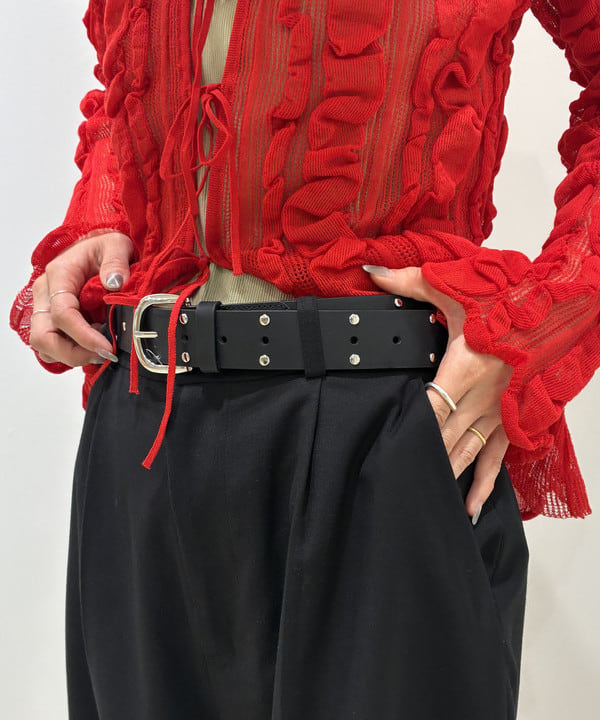 ササキさんの「BEAMS WOMEN｜メッシュ ストライプ カーディガン」を使ったコーディネート