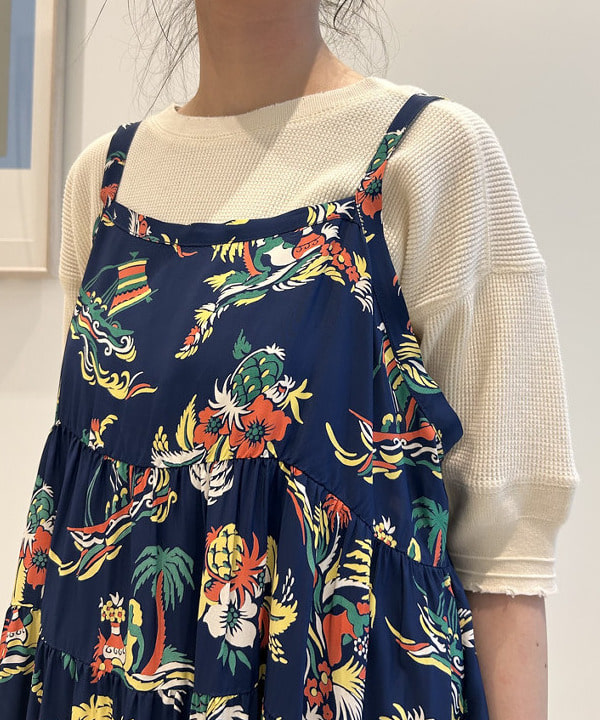 清水 彩乃さんの「BEAMS WOMEN｜ダメージ サーマル Tシャツ」を使ったコーディネート