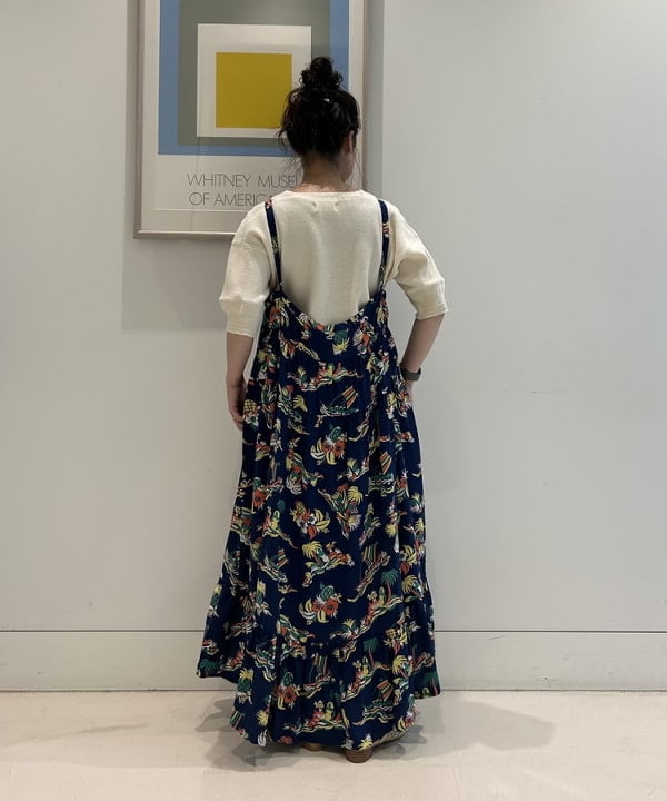 清水 彩乃さんの「BEAMS WOMEN｜ダメージ サーマル Tシャツ」を使ったコーディネート