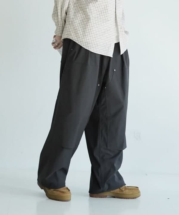 SUDOさんの「BEAMS WOMEN｜ワイド ダブルニー イージーパンツ」を使ったコーディネート