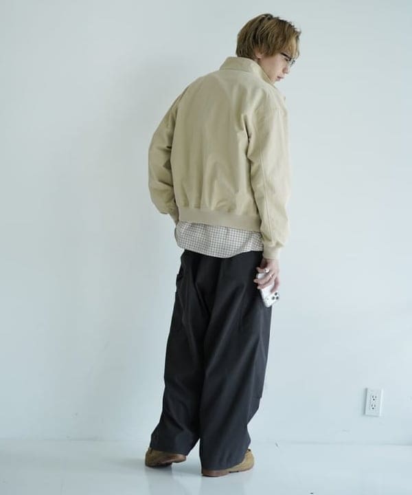 SUDOさんの「BEAMS WOMEN｜ワイド ダブルニー イージーパンツ」を使ったコーディネート