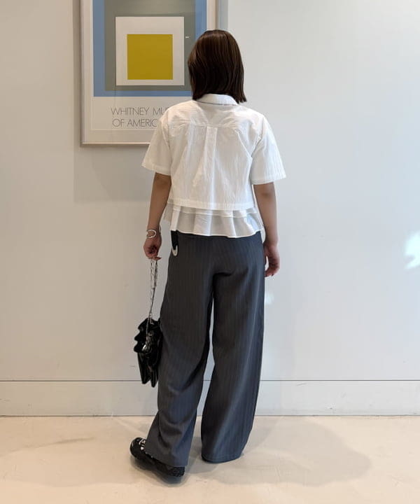 松本 佳菜子さんの「BEAMS WOMEN｜リボン チェーン バッグ」を使ったコーディネート