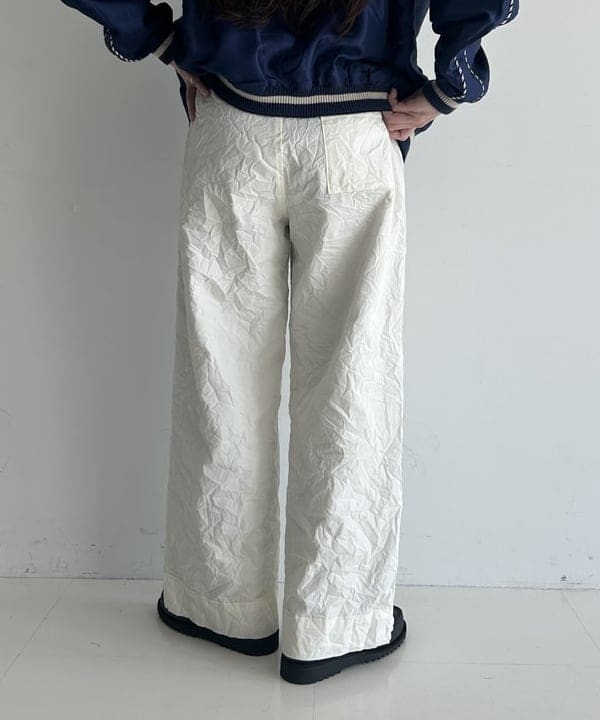 清水 彩乃さんの「BEAMS WOMEN｜リンクル パンツ」を使ったコーディネート