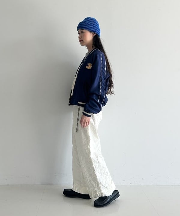 清水 彩乃さんの「BEAMS WOMEN｜リンクル パンツ」を使ったコーディネート