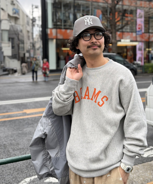 BAKU(東江 漠)さんの「BEAMS WOMEN｜モック プリント ダブルニー スウェットパンツ」を使ったコーディネート