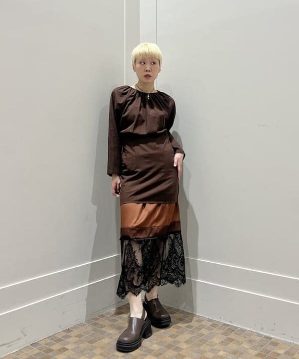あさひさんの「BEAMS WOMEN｜GHOSPELL / Lucinda Mini Dress」を使ったコーディネート