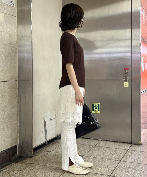 amaさんの「BEAMS WOMEN｜スタッズ ベルト バッグ」を使ったコーディネート