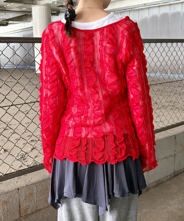 むりょさんの「BEAMS WOMEN｜イレギュラー ヘム ミニスカート」を使ったコーディネート