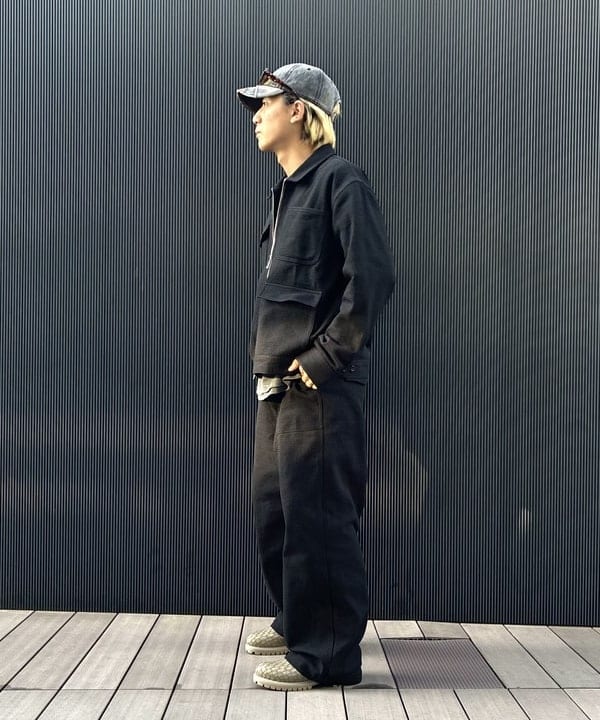 照田 拓史さんの「BEAMS WOMEN｜【別注】UNIVERSAL OVERALL / MESH WIDE JACKET」を使ったコーディネート