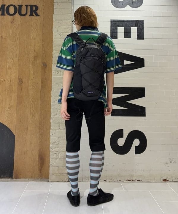 マツミヤさんの「BEAMS WOMEN｜マルチ ボーダー ビッグ ポロ」を使ったコーディネート