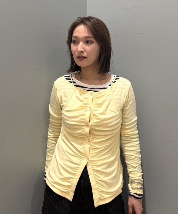 松本 佳菜子さんの「BEAMS WOMEN｜ハート ポーチ」を使ったコーディネート