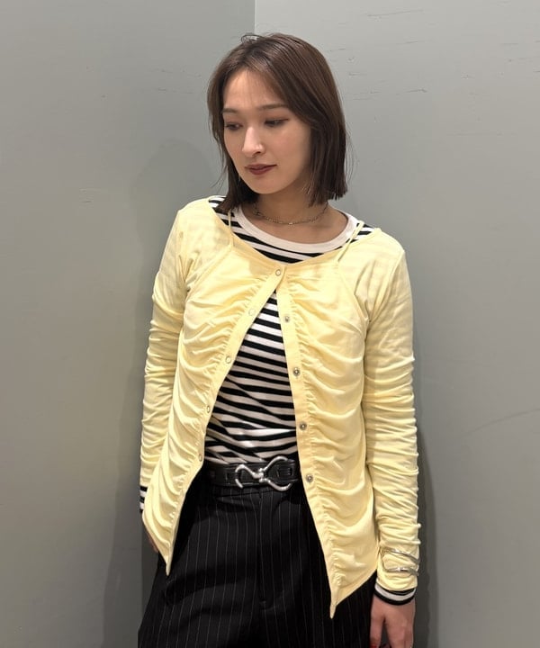 松本 佳菜子さんの「BEAMS WOMEN｜ハート ポーチ」を使ったコーディネート