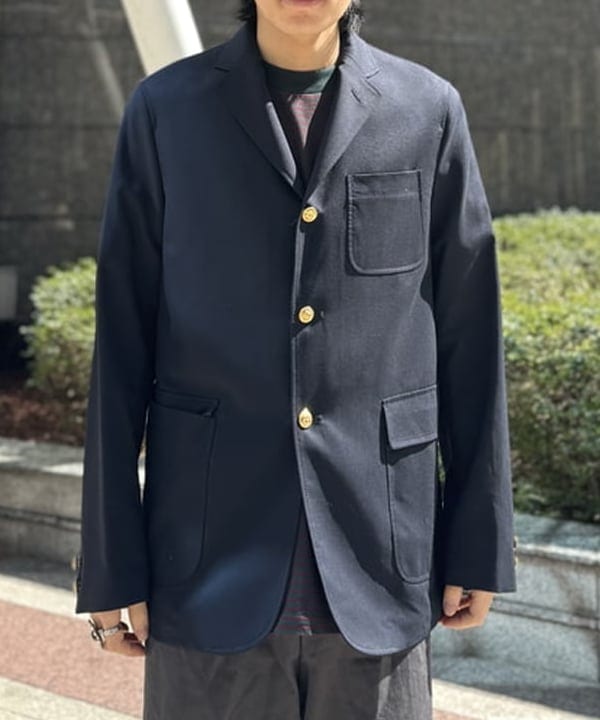 配島 孝明さんの「BEAMS WOMEN｜コンバット ウール 3ボタン ブレザー」を使ったコーディネート