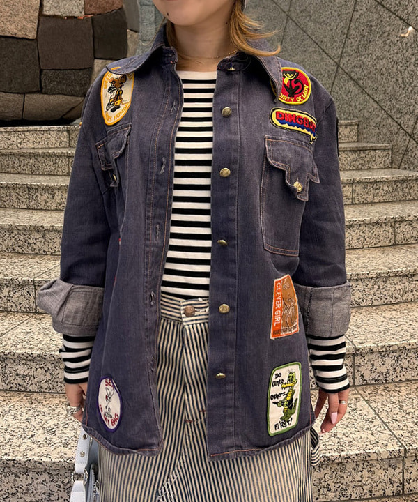 まゆちゃんさんの「BEAMS WOMEN｜【別注】BIGMAC / リペア スカート」を使ったコーディネート