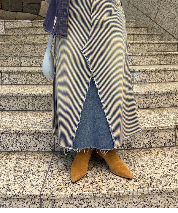 まゆちゃんさんの「BEAMS WOMEN｜【別注】BIGMAC / リペア スカート」を使ったコーディネート