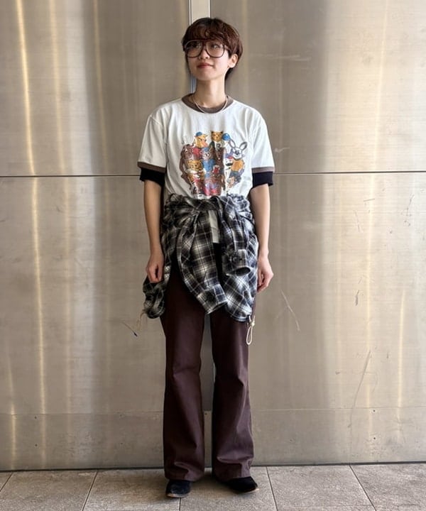 みりさんの「マドラス チェック ブルゾン」を使ったコーディネート