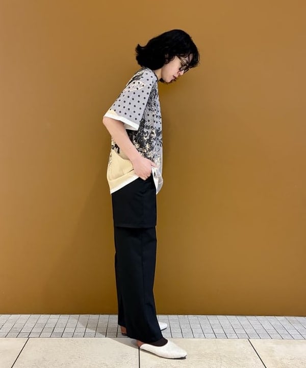 kigoさんの「BEAMS WOMEN｜ハーフ レイヤード パンツ」を使ったコーディネート