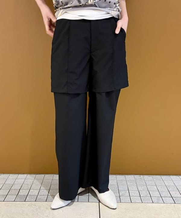 kigoさんの「BEAMS WOMEN｜ハーフ レイヤード パンツ」を使ったコーディネート