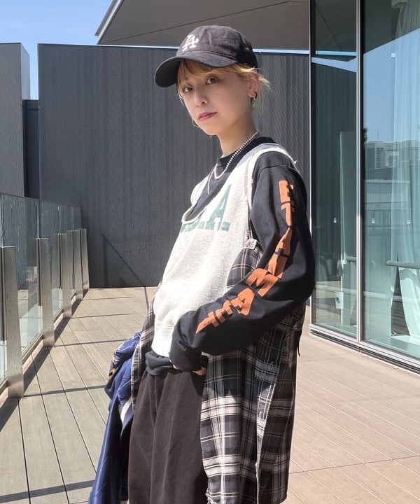 Heg.さんの「BEAMS WOMEN｜バルーンシルエット スウェットパンツ 【ワイドストレートフィット】」を使ったコーディネート