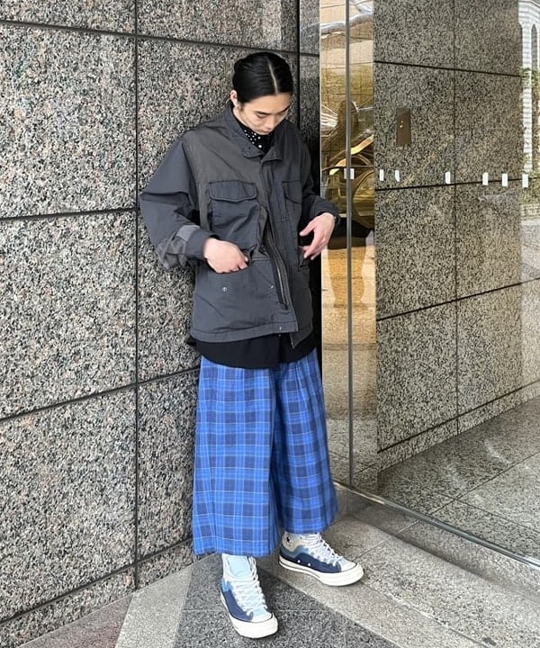 菊田 悠さんの「BEAMS WOMEN｜3ファブリック クレイジー M65 ジャケット【ワイドフィット】」を使ったコーディネート