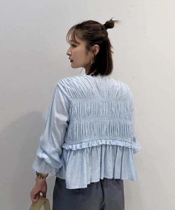 松本 佳菜子さんの「BEAMS WOMEN｜ハーフ レイヤード パンツ」を使ったコーディネート