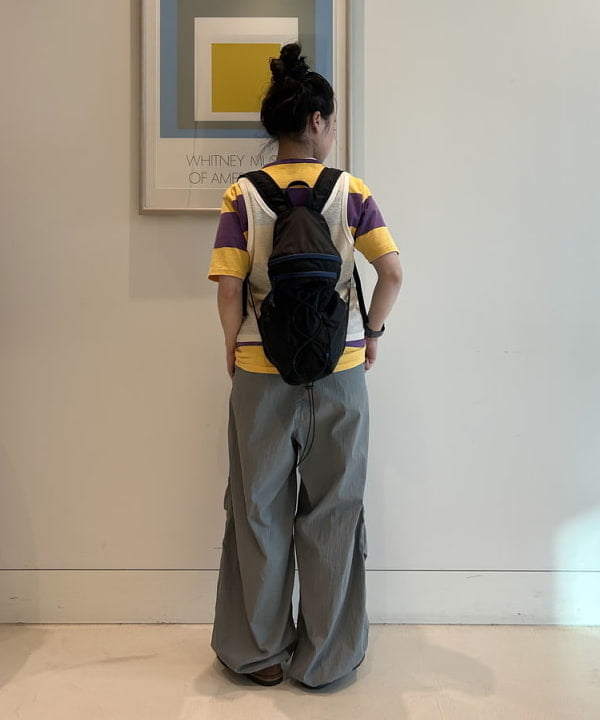 清水 彩乃さんの「BEAMS WOMEN｜パッカブル バックパック」を使ったコーディネート