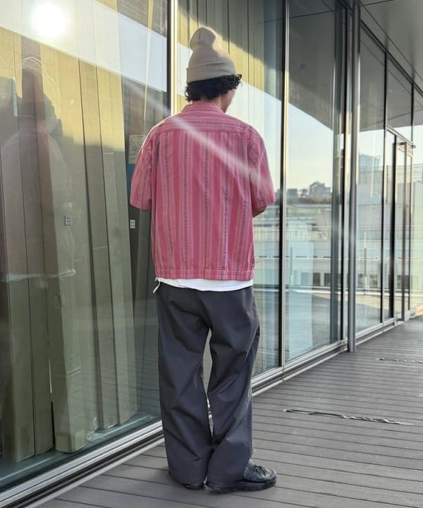 BAKU(東江 漠)さんの「BEAMS WOMEN｜【別注】Gramicci / ワイド ツイルパンツ」を使ったコーディネート