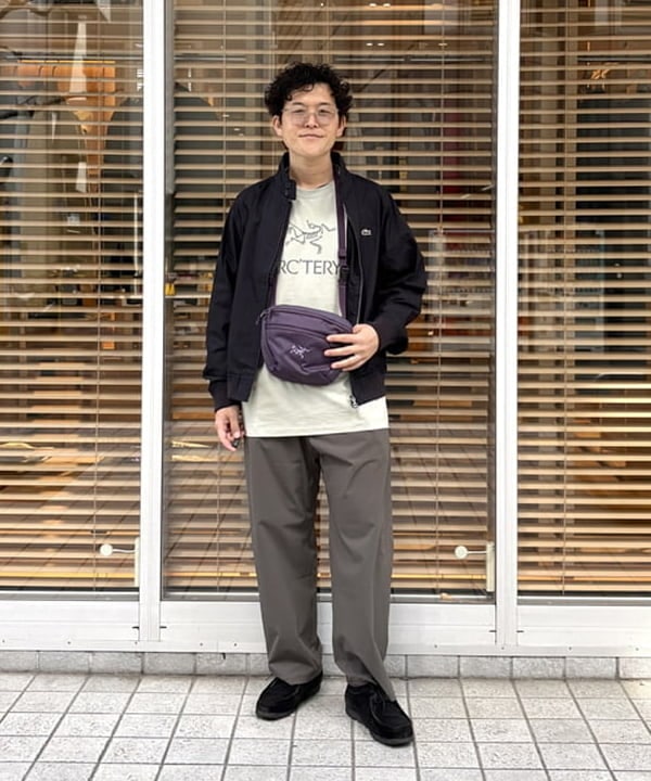 【英国製】BEAMS COLIN HARVEY 短丈ベロアブルゾン ビスコース BEAMS（ビームス）総柄 ウェイディングブルゾン（ブルゾン ブルゾン
