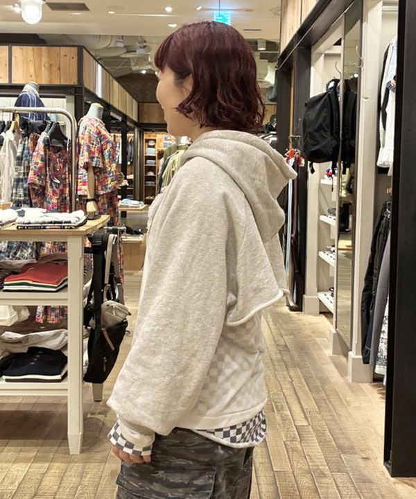 原口 愛さんの「BEAMS WOMEN｜スウェット ボレロ」を使ったコーディネート