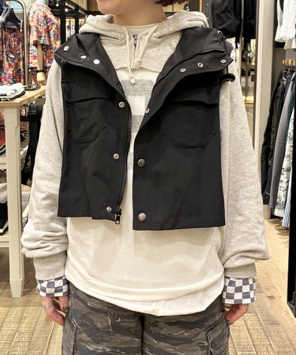 原口 愛さんの「BEAMS WOMEN｜スウェット ボレロ」を使ったコーディネート