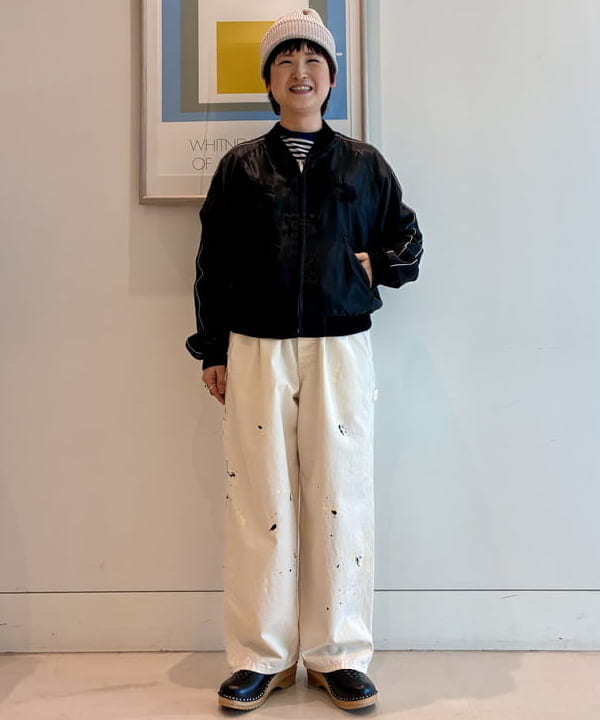 木村 梨香さんの「BEAMS WOMEN｜【別注】テーラー東洋 / 50th 50％ スカジャン」を使ったコーディネート