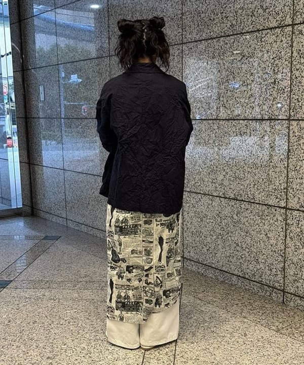 ばるたんさんの「BEAMS WOMEN｜リンクル ジャケット」を使ったコーディネート