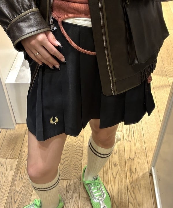 れいなさんの「BEAMS WOMEN｜フェイクレザー フライト ジャケット」を使ったコーディネート