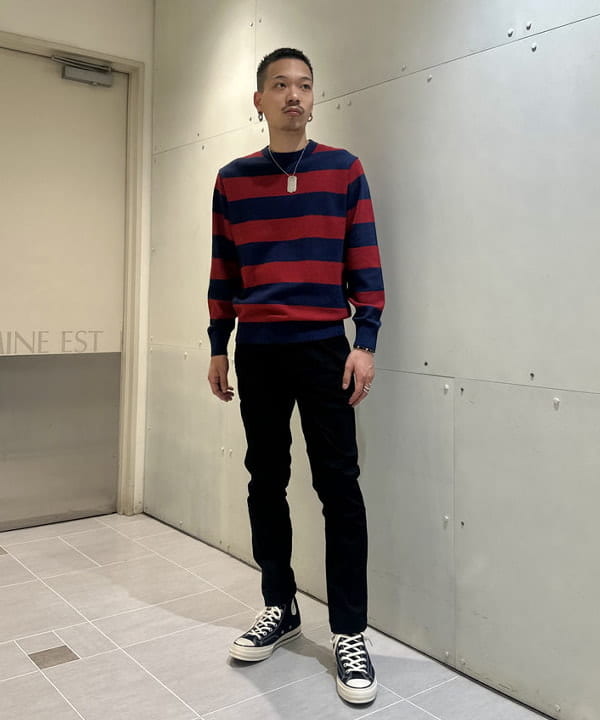 三宅 雄平さんの「BEAMS WOMEN｜ストレッチテーパードチノ」を使ったコーディネート