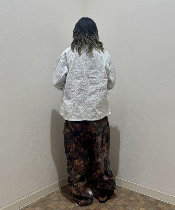 Ryohei Takataさんの「BEAMS WOMEN｜ルーズ クルーネック サーマル」を使ったコーディネート