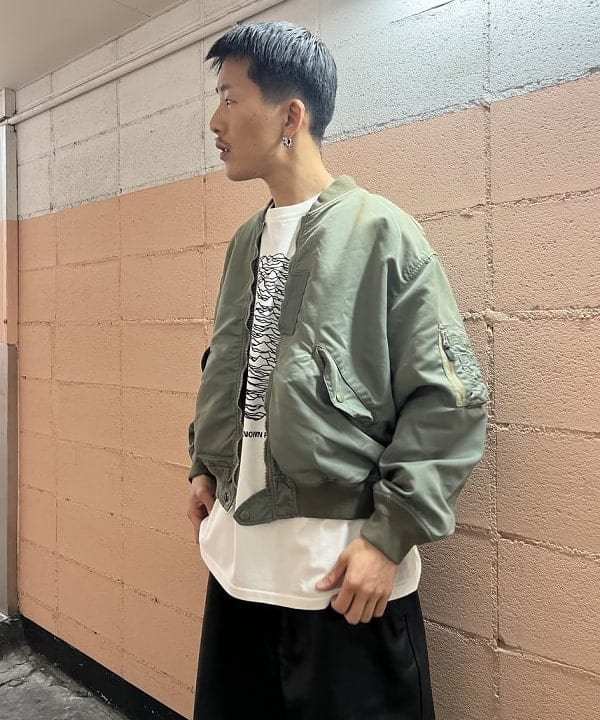 BANさんの「BEAMS WOMEN｜【別注】REMI RELIEF / L-2B Flight Jacket」を使ったコーディネート
