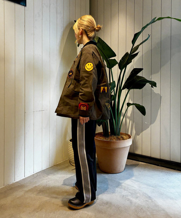 小原 もこさんの「BEAMS WOMEN｜リブ クルー 3/4」を使ったコーディネート