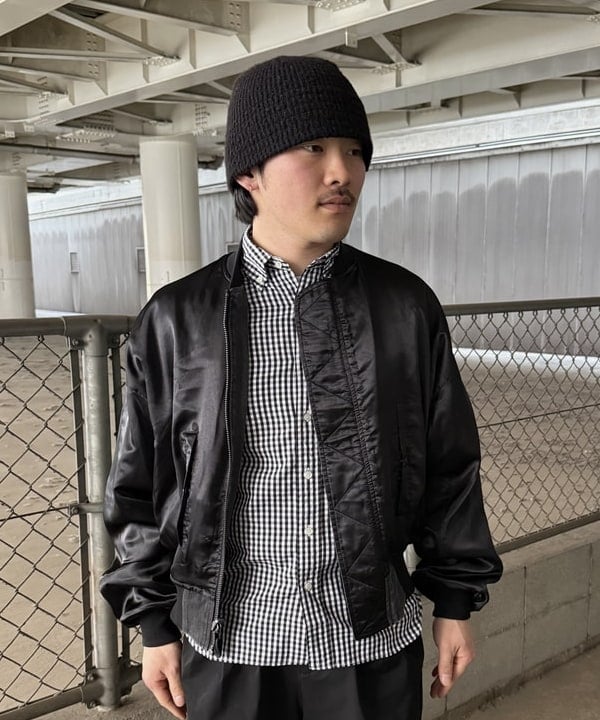 しゅうとさんの「BEAMS WOMEN｜リバーシブル フェード ボンバー ジャケット」を使ったコーディネート