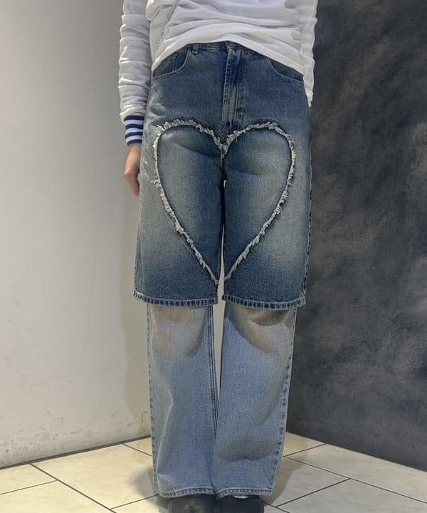 ハルカさんの「BEAMS WOMEN｜LEVI&rsquo;S(R) / LOOSE BOOT ジーンズ ライトインディゴ」を使ったコーディネート