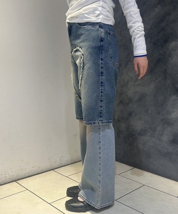 ハルカさんの「BEAMS WOMEN｜LEVI&rsquo;S(R) / LOOSE BOOT ジーンズ ライトインディゴ」を使ったコーディネート