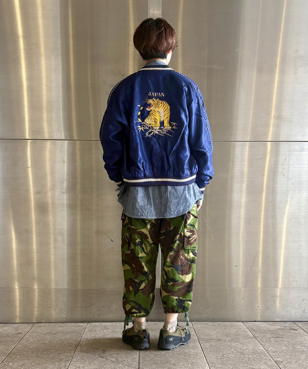 みりさんの「【別注】テーラー東洋 / 50th 50％ スカジャン」を使ったコーディネート