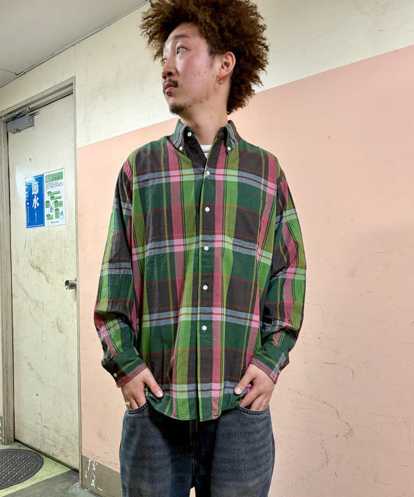 川端 大翔さんの「BEAMS WOMEN｜B.D. Classic-fit Madras」を使ったコーディネート